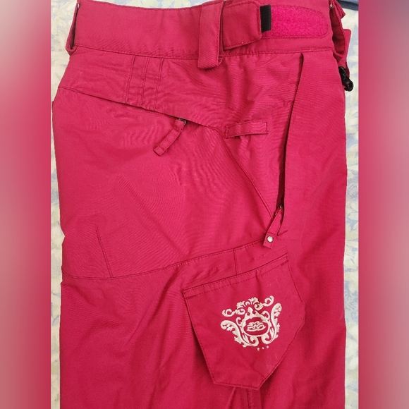 686 Women's Smarty Snowboard Pants 3-in-1 Medium Red - Picture 12 of 14